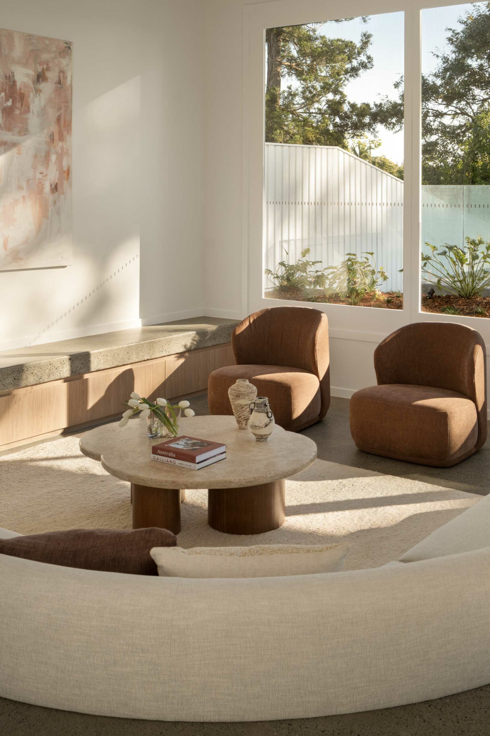 A photo of a living room in Paddington Brisbane.